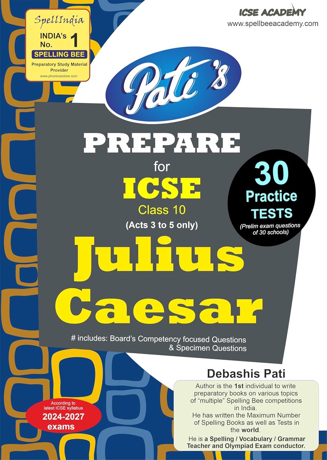ICSE Class 10 Test Series Book by Debashis Pati